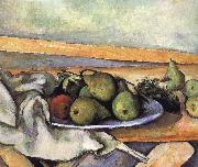 Paul Cezanne plate of pears oil painting artist